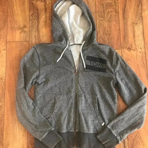 Toms Heather Gray Hoodie Jacket